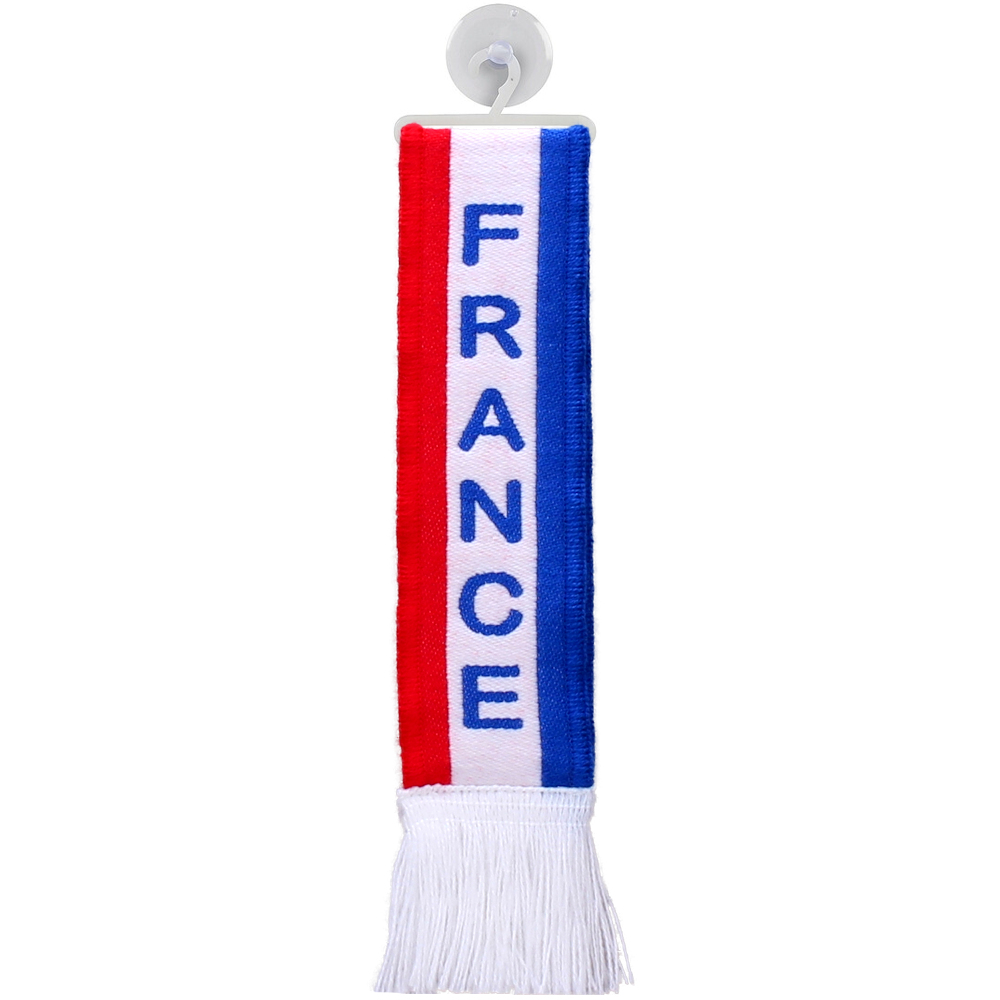 LKW Auto Minischal France Frankreich Mini Schal Wimpel Saugnapf Spiegel Deko Flagge Fahne