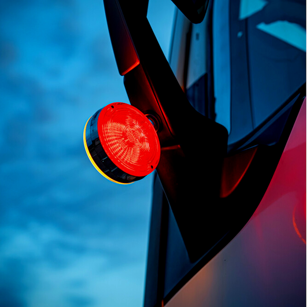 2x LED Positionsleuchte Begrenzungsleuchten Spiegel rot gelb 24V 12V für LKW Bus Auto Anhänger KFZ